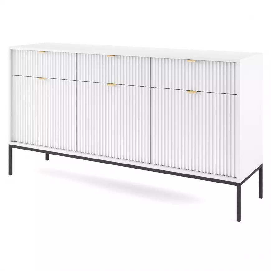 Bílá komoda NOVA KSZ154