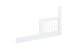 Bílá zábrana do postýlky TULCO 60 x 120 cm