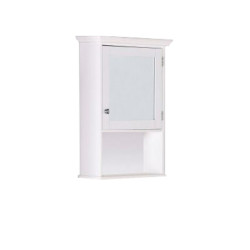 Bílá závěsná skříňka se zrcadlem  ATENE TYP 2
