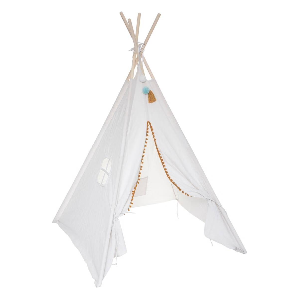 Bílé dětské teepee WAPI
