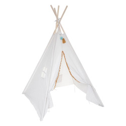 Bílé dětské teepee WAPI
