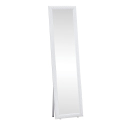 Bílé stojanové zrcadlo BLANCO