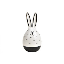 Bílo-černý velikonoční králík RABBIT