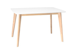 Bílý jídelní stůl COMBO 120X75