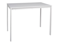 Bílý jídelní stůl RAMOD 100x60 cm
