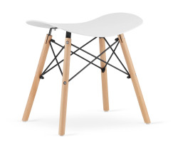 Bílý taburet KORFU