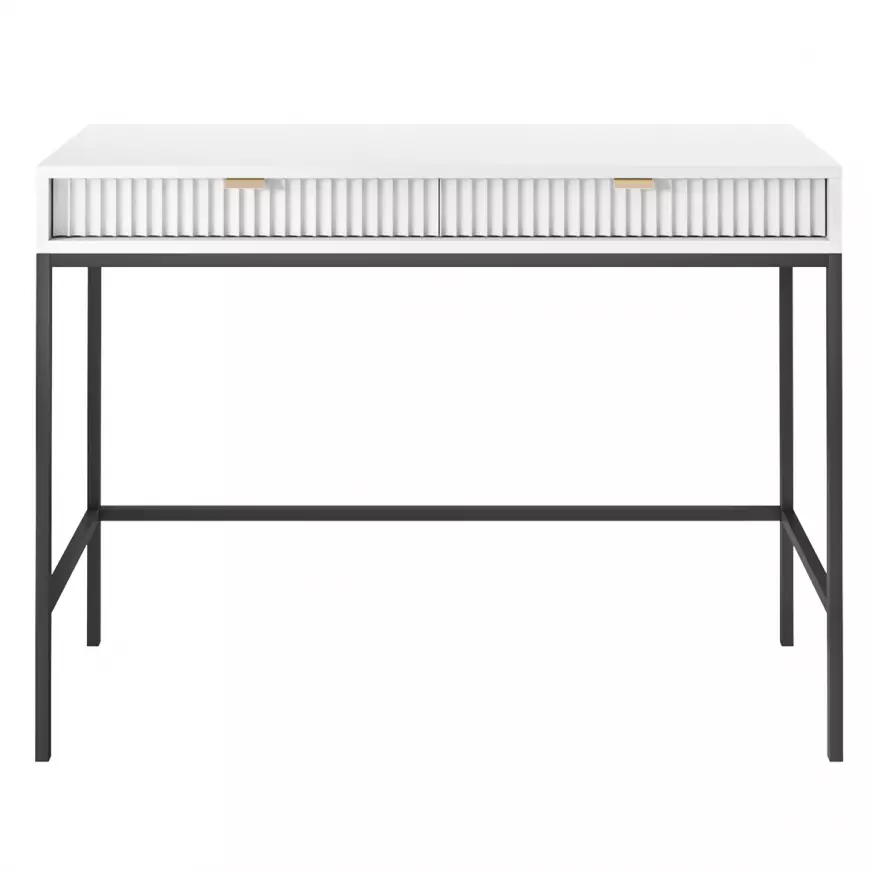 Bílý toaletní stolek NOVA T104