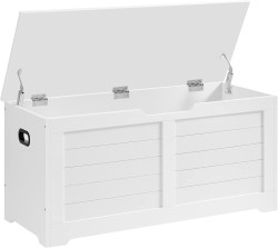 Bílý úložný box s víkem CHESTA