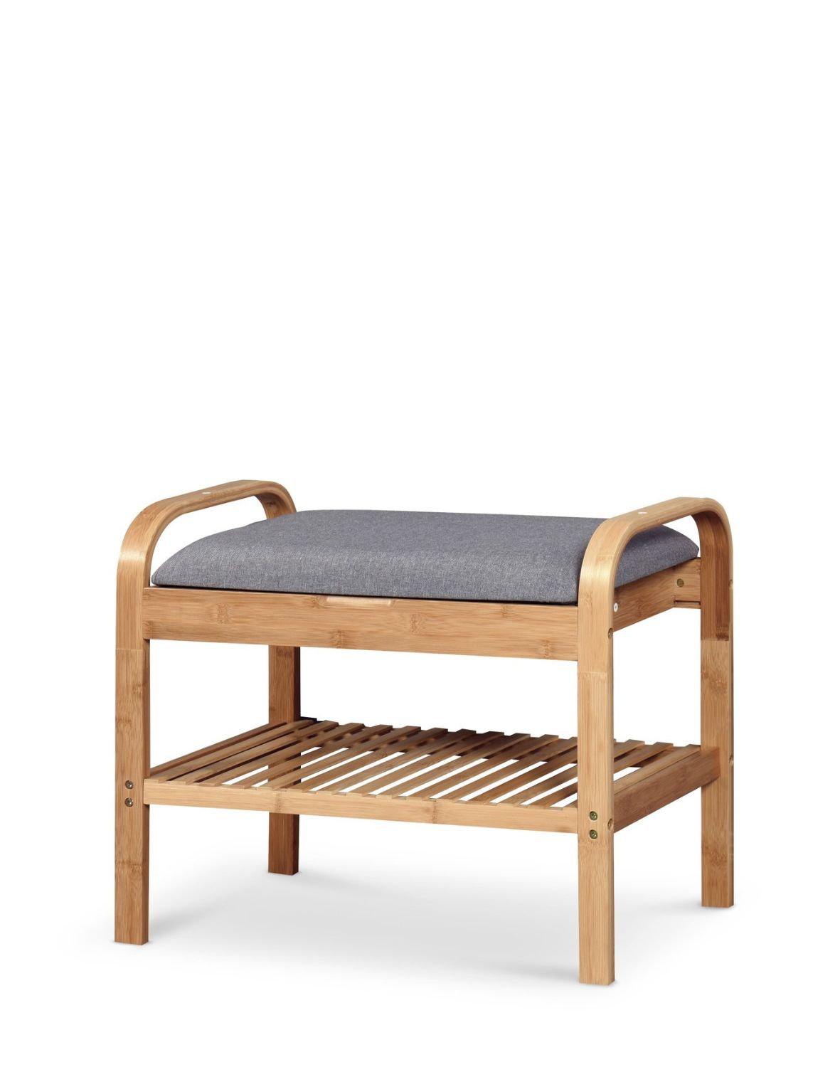 Botník ST-12 se sedákem, šedý / přírodní