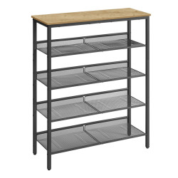 Botník TAYLOR ARTISAN s černou konstrukcí, 4 police