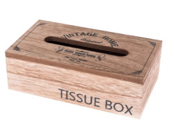 Box na kapesníky Vintage Home 25x8 cm, dřevěný