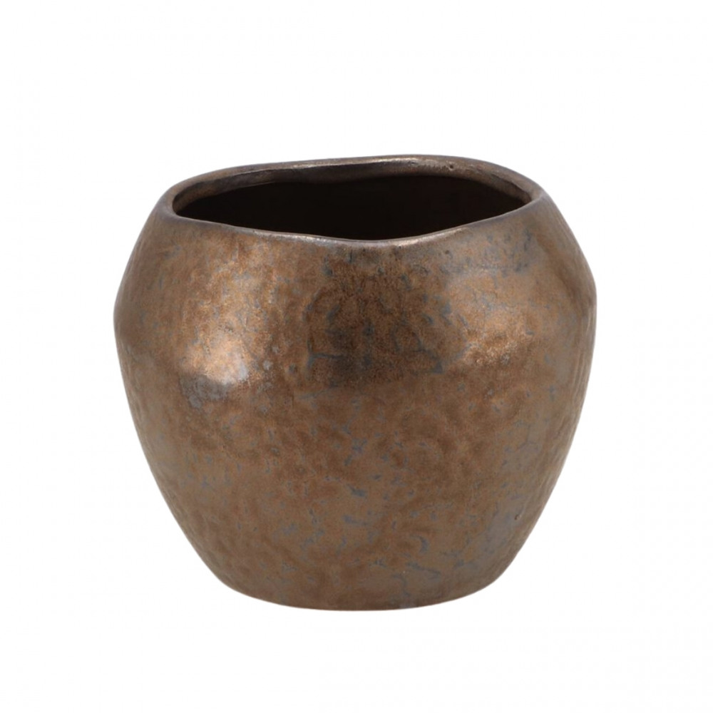 Bronzový keramický květináč AMARAH 14 cm