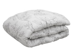 Celoroční přikrývka prošívaná SELORA 140x200 cm, bílá