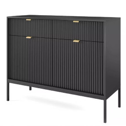 Černá komoda NOVA KSZ104