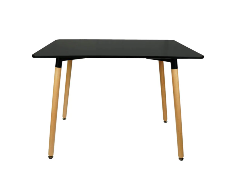 Černý jídelní stůl BERGEN 120x80 cm