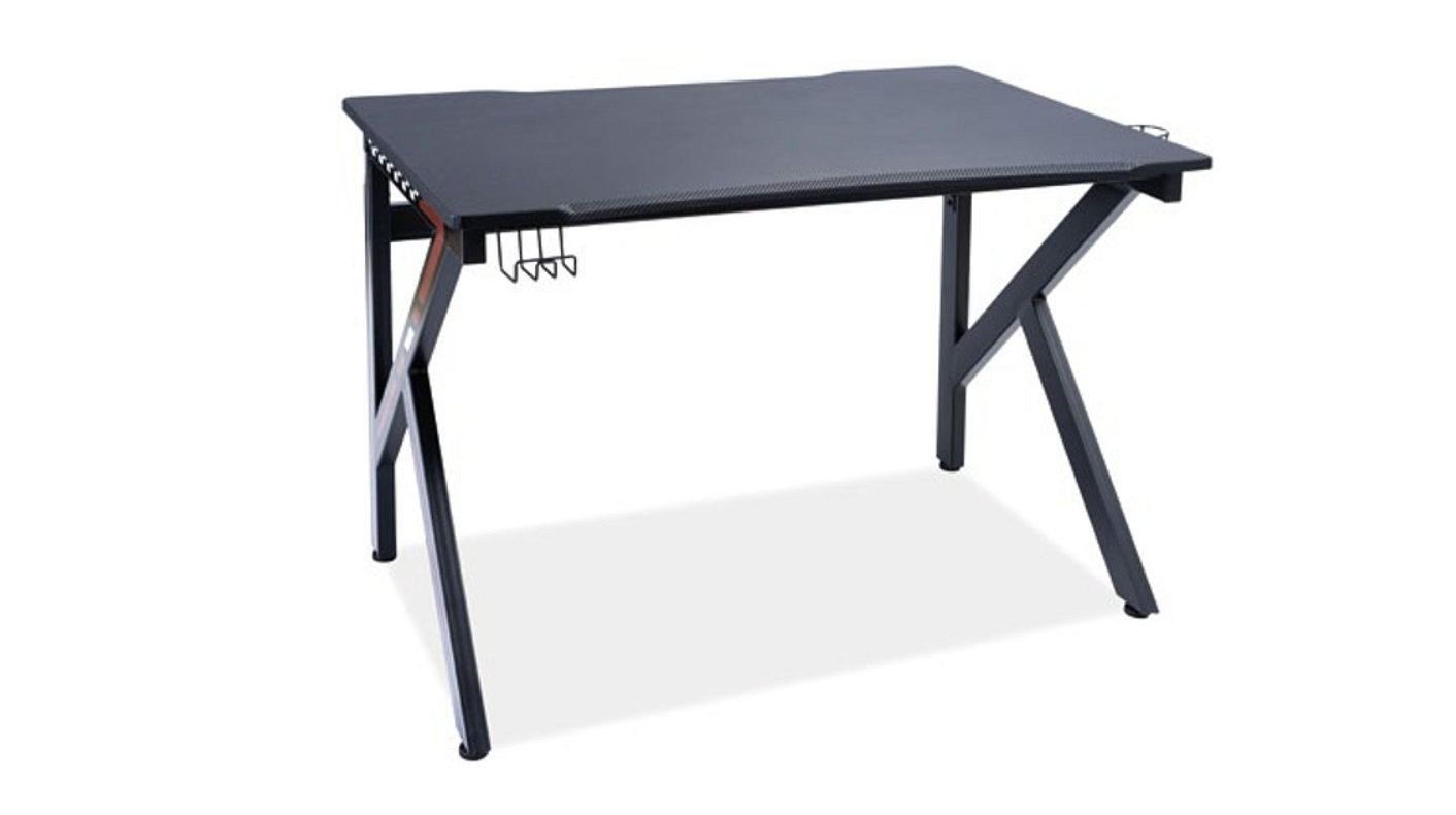 Černý psací stůl B-306