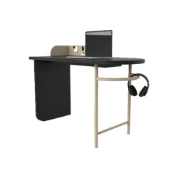 Černý psací stůl ELANO