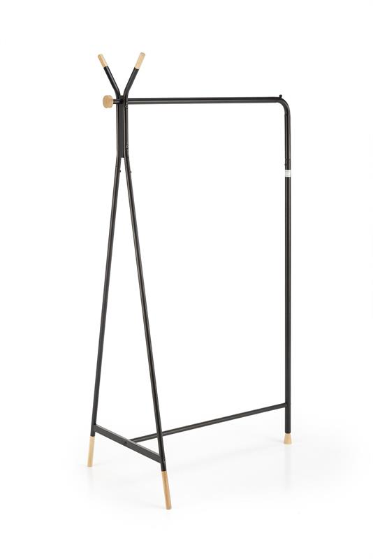 Černý stojanový věšák WU32