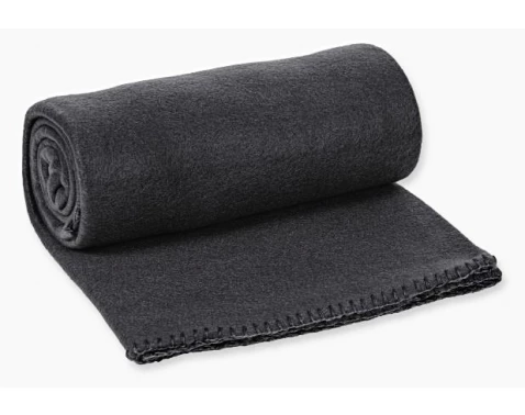 Deka fleece 130x160 cm, antracitová