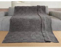 Deka Karo Sherpa 140x200 cm, antracitová
