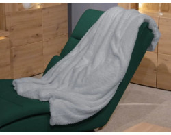 Deka Kuschelteddy 150x200 cm, stříbrná