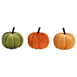 Dekorace dýně PUMPKIN 14x18 cm - různé barvy Barva: Červená