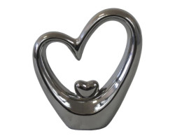 Dekorace Srdce, lesklá