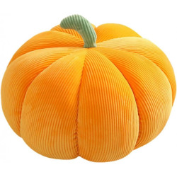 Dekorační polštář ve tvaru dýně PUMPKIN 35 cm, oranžový