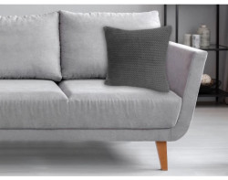 Dekorační polštář ZigZag 45x45 cm, antracit