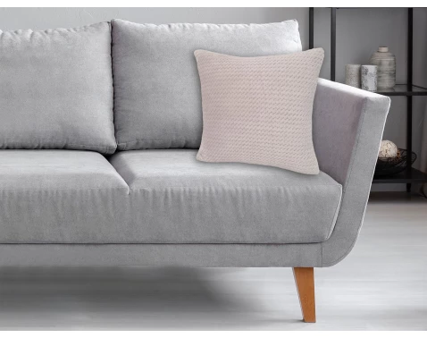 Dekorační polštář ZigZag 45x45 cm, pískový