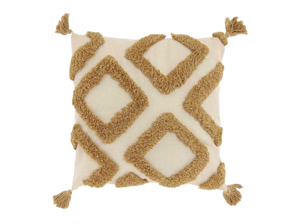Dekorační polštářek CRUZ 45x45 cm, béžový