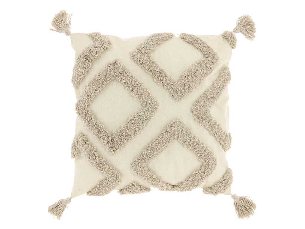 Dekorační polštářek CRUZ 45x45 cm, šedý