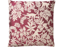 Dekorační povlak na polštář ABU MERLOT 45x45 cm, vínový