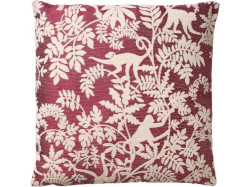 Dekorační povlak na polštář ABU MERLOT 45x45 cm, vínový