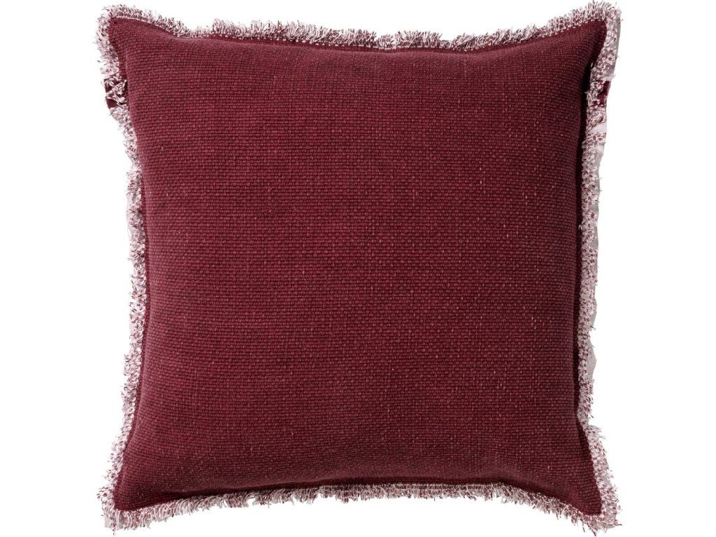 Dekorační povlak na polštář BURTO MERLOT 45x45 cm, vínový