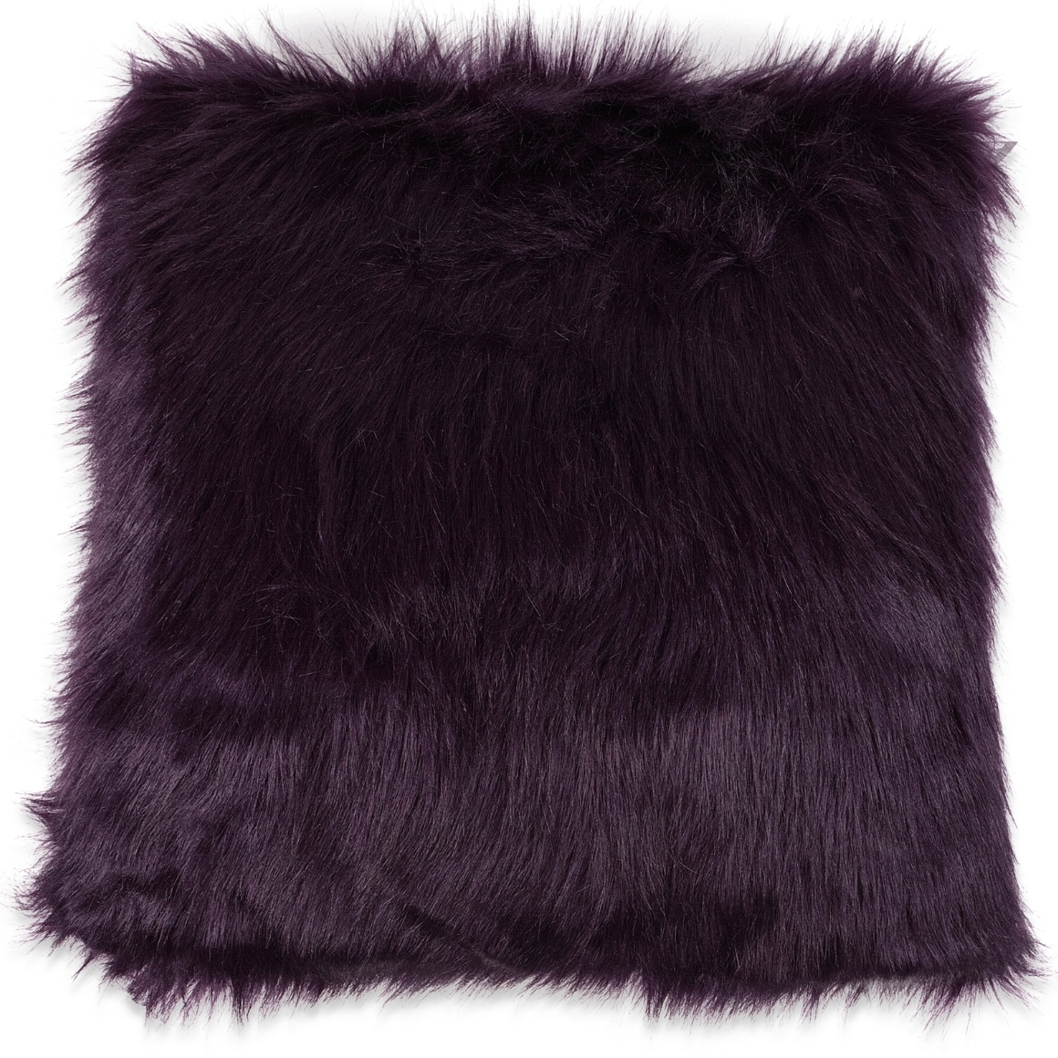 Dekorační povlak na polštář FAUX FUR longhair 50x50 cm, fialový