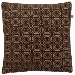 Dekorační povlak na polštář HANS 45x45 cm, hnědý