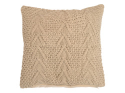 Dekorační povlak na polštář NOACH 45x45 cm, světle hnědý