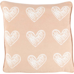 Dekorační povlak na polštář THIRZA 45x45 cm, broskvový