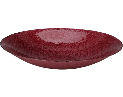 Dekorativní mísa 40 cm, červená