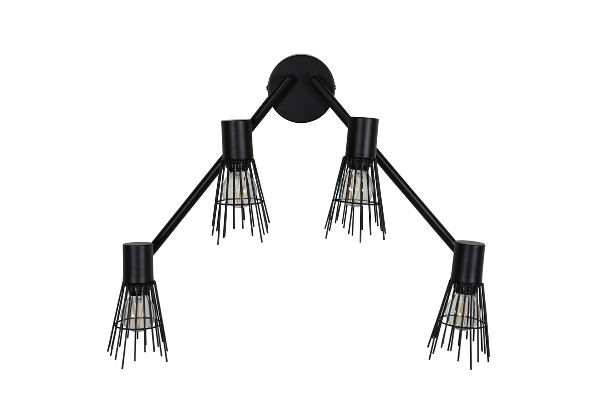 Designová nástěnná lampa PICO, černá