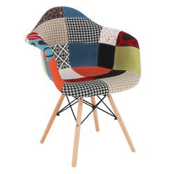 Designové křeslo PATCHWORK TOBO 4 NEW barevné