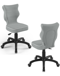 Dětská otočná židle Petit 133–159 cm, černá