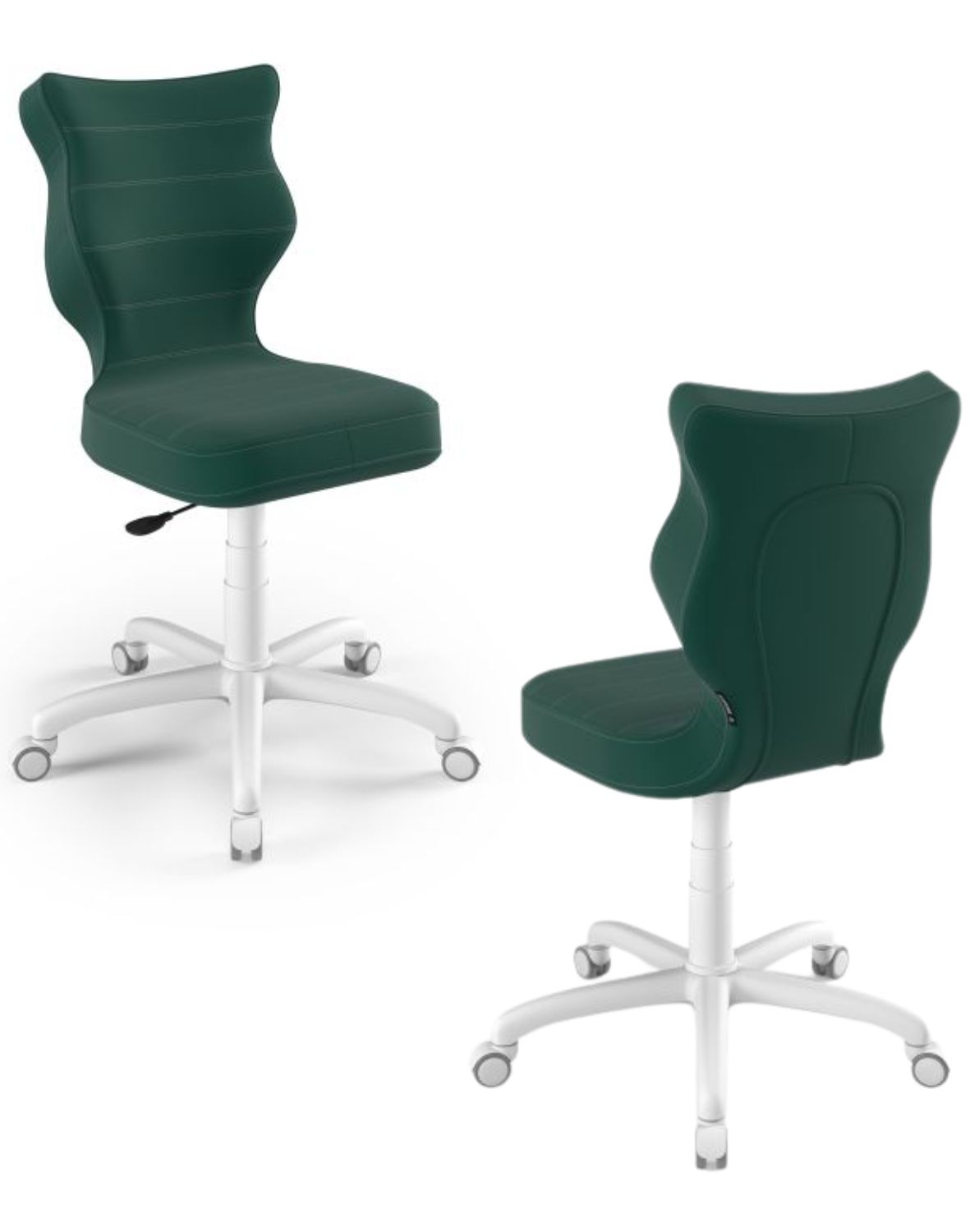 Dětská otočná židle Petit 146–176,5 cm, bílá