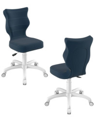 Dětská otočná židle Petit 159–188 cm, bílá