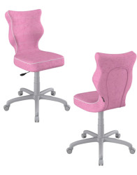 Dětská otočná židle Petit 159–188 cm, šedá