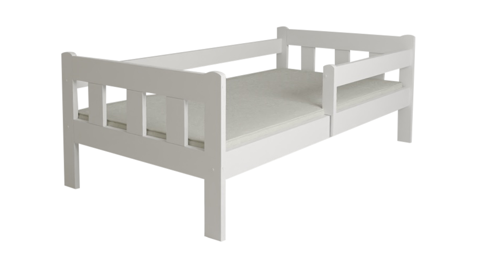 Dětská postel NESTY 90 x 200 cm, bílá Matrace: Bez matrace, Rošt: Bez roštu