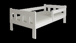 Dětská postel NESTY 90 x 200 cm, bílá Matrace: Bez matrace, Rošt: Bez roštu