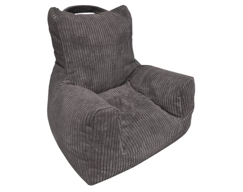 Dětské křeslo Tobi Plus, šedá strukturovaná látka