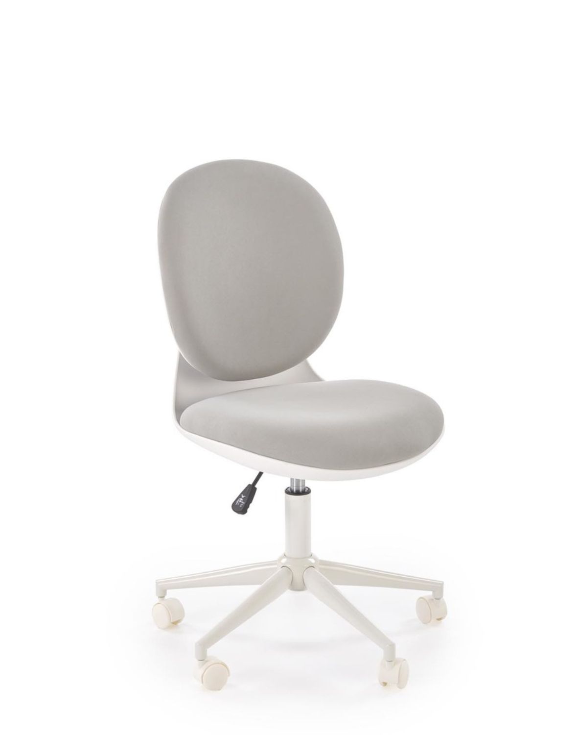 Dětské otočné křeslo Orion 2, bílá/světle šedá